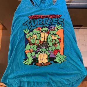 Hot Topic Teenage Mutant Ninja Turtles Blue Tank Top